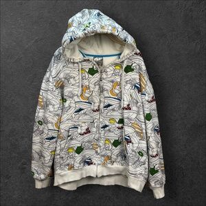 Vintage Y2K Southpole Hoodie AOP Sneaker Streetwear Grunge Sweatshirt Skater XL